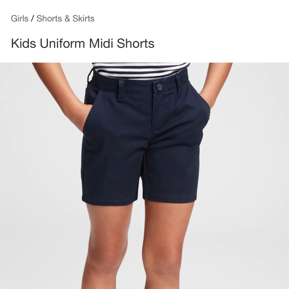 Giap Girls navy blue uniform shorts Sz. 16 plus
